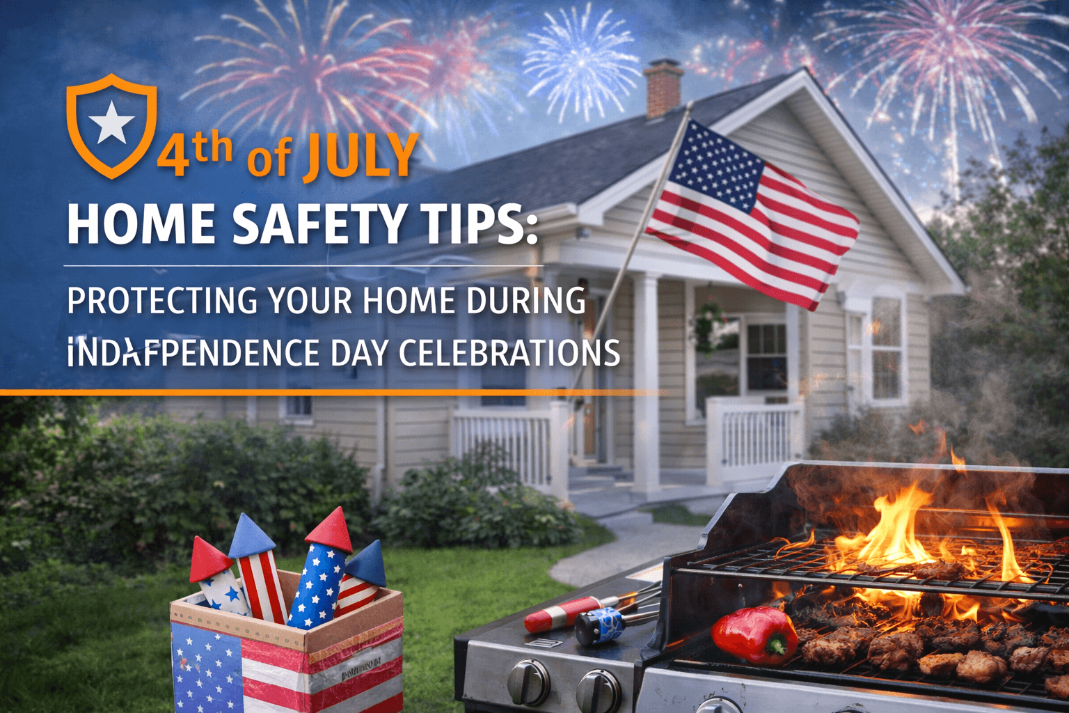 4th of July Home Safety Tips: Protecting Your Home During Independence Day Celebrations